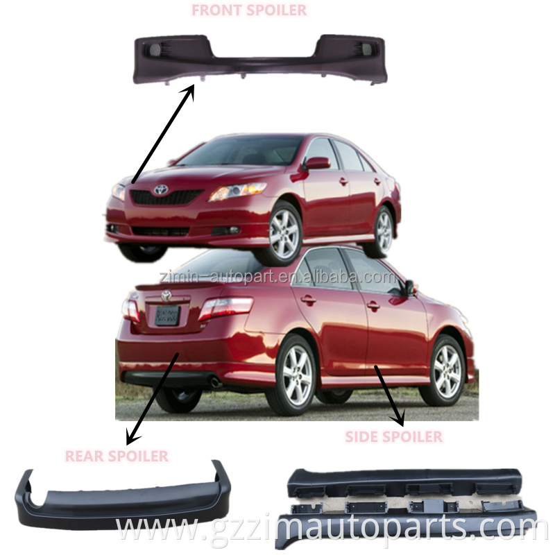 factory sale high quality front & rear spoiler body kit conversion kit for Camy 2007-2009